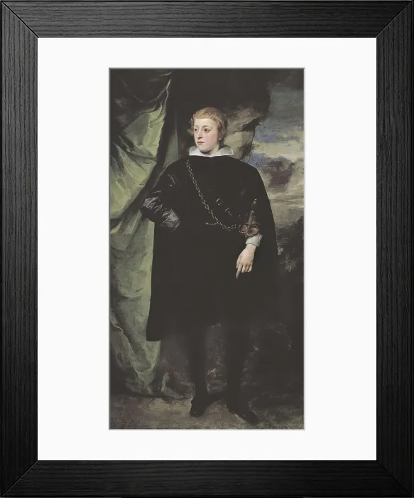 Framed Print : VAN DYCK, Sir Anthony (1599-1641). Prince Karl Ludwig of the Palatinate. 1631-1632. Flemish art. Oil on canvas. AUSTRIA. Vienna Framed Print : VAN DYCK, Sir Anthony (1599-1641). Prince Karl Ludwig of the Palatinate. 1631-1632. Flemish art. Oil on canvas. AUSTRIA. Vienna