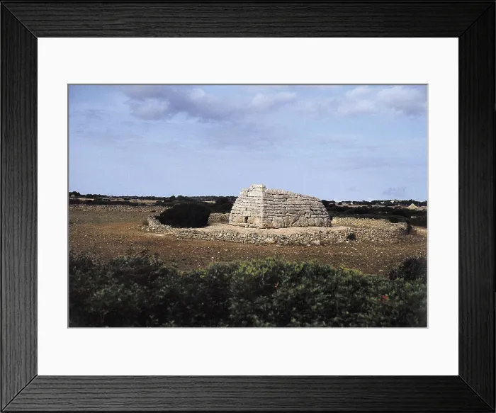 Framed Print : Naveta d'es Tudons. 2000 -1500 BC. SPAIN. MENORCA. Ciutadella de Menorca. Bronze Age. Talaiotic Culture. Architecture. AISA / Everett Collection**US SALES ONLY** Framed Print : Naveta d'es Tudons. 2000 -1500 BC. SPAIN. MENORCA. Ciutadella de Menorca. Bronze Age. Talaiotic Culture. Architecture. AISA / Everett Collection**US SALES ONLY**