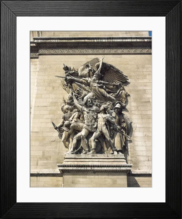 Framed Print : RUDE, Franois (1784-1855). The Departure of the Volunteers of 1792 or The Marseillaise. 1833-1836. FRANCE. Paris. Arc de Triomphe Framed Print : RUDE, Franois (1784-1855). The Departure of the Volunteers of 1792 or The Marseillaise. 1833-1836. FRANCE. Paris. Arc de Triomphe