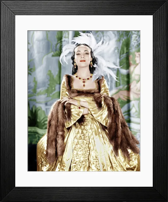 Framed Print : MADADE DU BARRY, Dolores del Rio, 1934