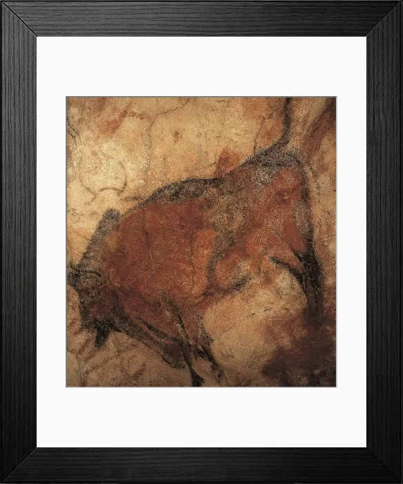 Framed Print : SPAIN. Santillana de Mar. Altamira Caves. Bison. Upper Paleolithic. Magdalenian. Cave. AISA / Everett Collection**US SALES ONLY** Framed Print : SPAIN. Santillana de Mar. Altamira Caves. Bison. Upper Paleolithic. Magdalenian. Cave. AISA / Everett Collection**US SALES ONLY**
