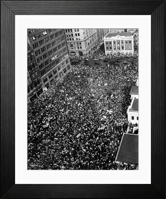 Framed Print : 10, 000 Communists in New York City's Union Square