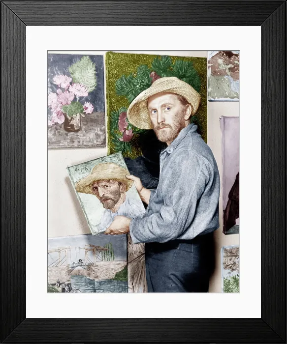 Framed Print : LUST FOR LIFE, Kirk Douglas, 1956