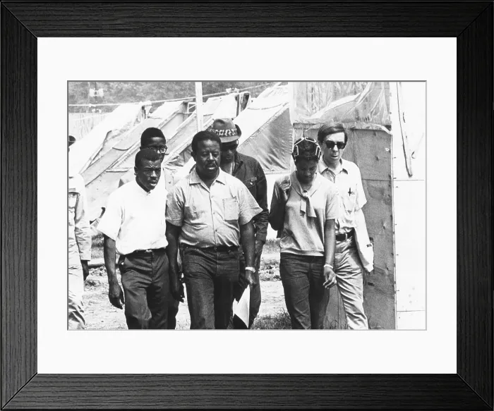 Framed Print : Poor People's Campaign, refused to leave Resurrection City when their permit expired. June 23, 1968. Rev