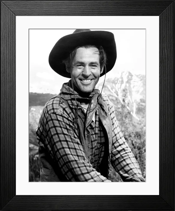 Framed Print : THE NAKED SPUR, Robert Ryan, 1953