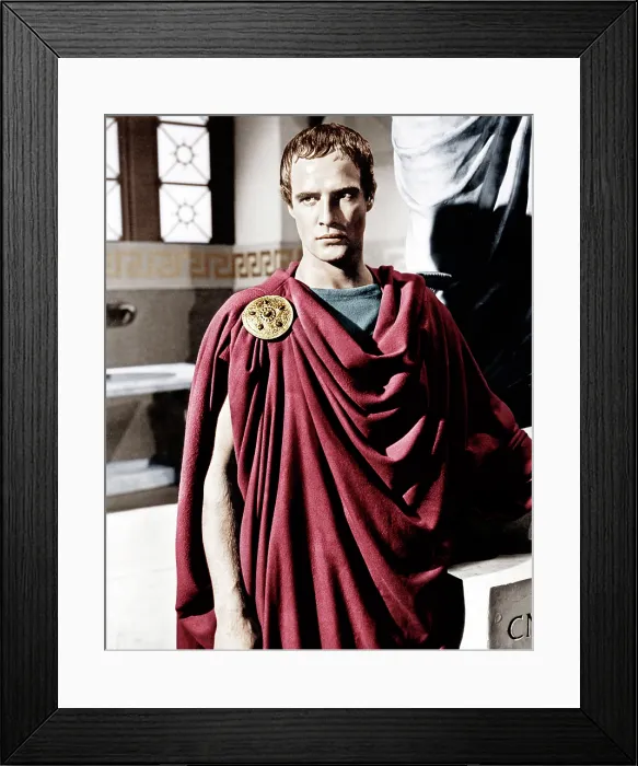 Framed Print : JULIUS CAESAR, Marlon Brando, 1953