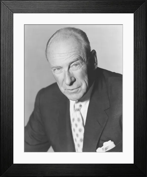 Framed Print : George Abbott, was producer and co-director of the PAJAMA GAME, a Warner Brothers film musical. Abbott also staged the musical comedy on Broadway
