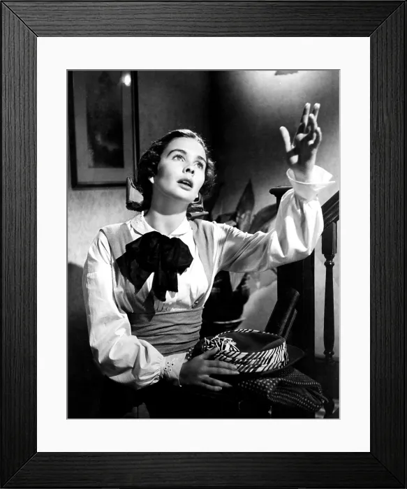 Framed Print : THE ACTRESS, Jean Simmons, 1953