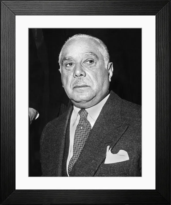 Framed Print : Generalissimo Rafael Trujillo, dictator of the Dominican Republic in 1959. He ruled the Caribbean country from 1930 until his assassination in May 30, 1961. (CSU_2015_11_1709)