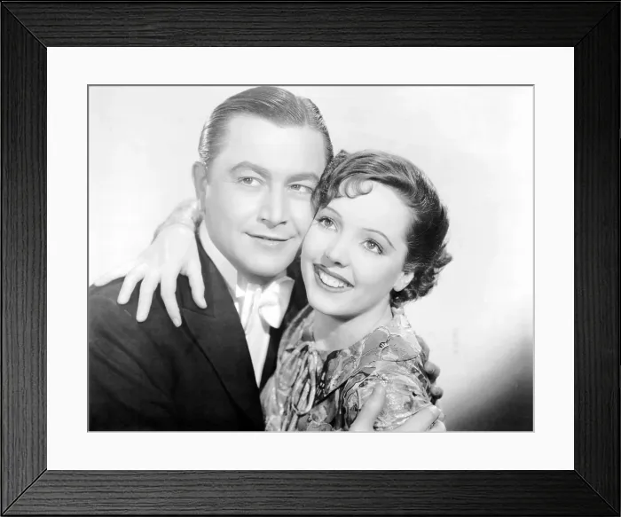 Framed Print : IT'S LOVE AGAIN, from left: Robert Young, Jessie Matthews, 1936 Framed Print : IT'S LOVE AGAIN, from left: Robert Young, Jessie Matthews, 1936