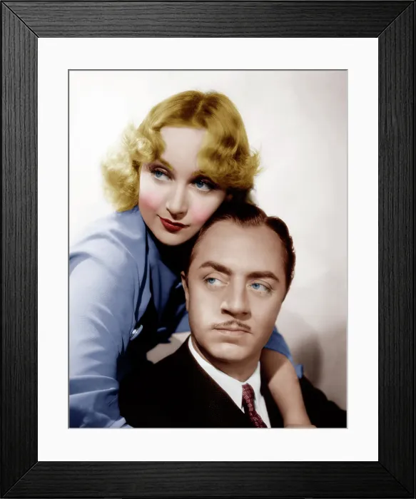 Framed Print : MY MAN GODFREY, from left: Carole Lombard, William Powell, 1936
