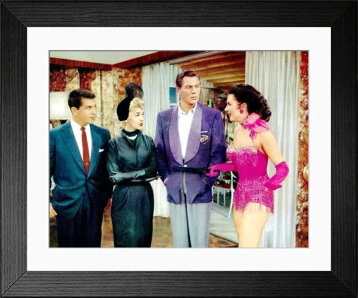 Framed Print : KISS ME KATE, Ron Randell, Kathryn Grayson, Howard Keel, Ann Miller, 1953