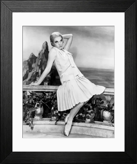 Framed Print : THE BOY FRIEND, Julie Andrews, Royale Theater, New York, 1954-55