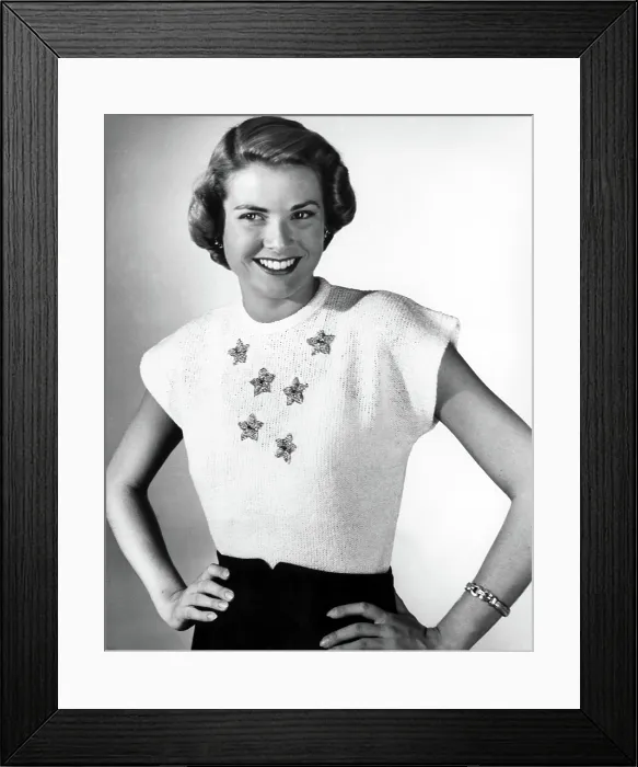 Framed Print : Grace Kelly as a teenage model in 1947