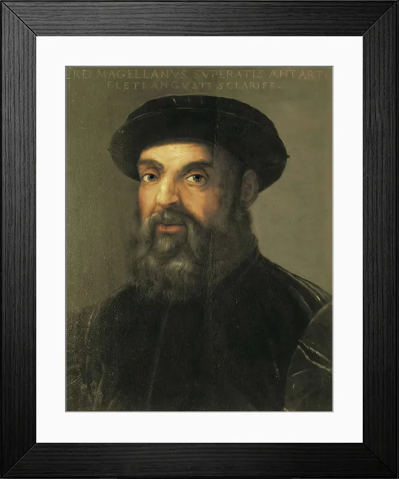 Framed Print : MAGELLAND, Ferdinand (1480-1521). Spanish anonymous portrait. Oil on canvas. SPAIN. Madrid. St. Fernando Royal Academy Museum. AISA / Everett Collection**US SALES ONLY** Framed Print : MAGELLAND, Ferdinand (1480-1521). Spanish anonymous portrait. Oil on canvas. SPAIN. Madrid. St. Fernando Royal Academy Museum. AISA / Everett Collection**US SALES ONLY**