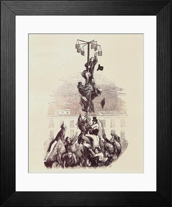 Framed Print : La cucaa. Egraving belonging to the series 'Escenas matritenses' (Madrilian scenes). Engraving. AISA / Everett Collection**US SALES ONLY**