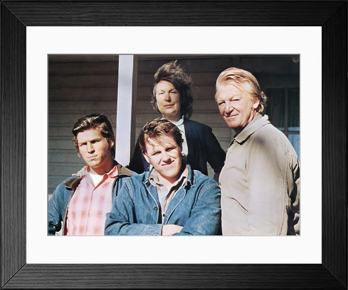 Framed Print : THE LAST AMERICAN HERO, Jeff Bridges, Gary Busey, Geraldine Fitzgerald, Art Lund, 1973, TM & Copyright (c) 20th Century Fox Film Corp. All rights reserved