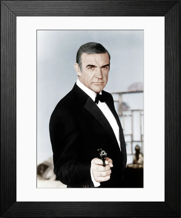 Framed Print : NEVER SAY NEVER AGAIN, Sean Connery, 1983 Framed Print : NEVER SAY NEVER AGAIN, Sean Connery, 1983