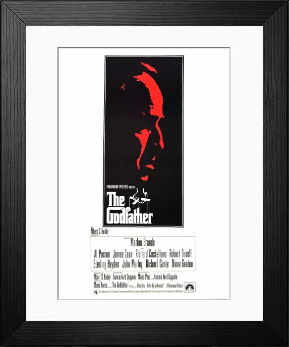 Framed Print : THE GODFATHER, Marlon Brando, 1972