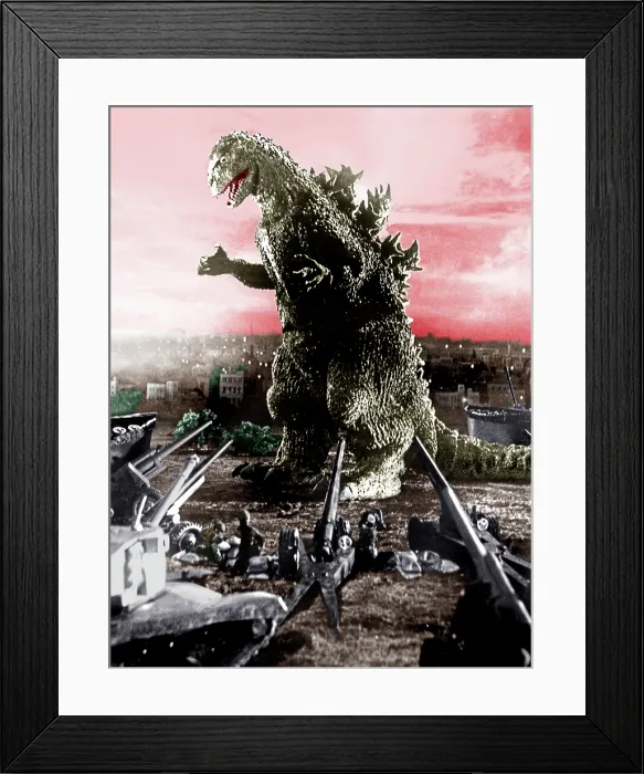 Framed Print : GODZILLA, (aka GOJIRA), Godzilla, 1954 Framed Print : GODZILLA, (aka GOJIRA), Godzilla, 1954
