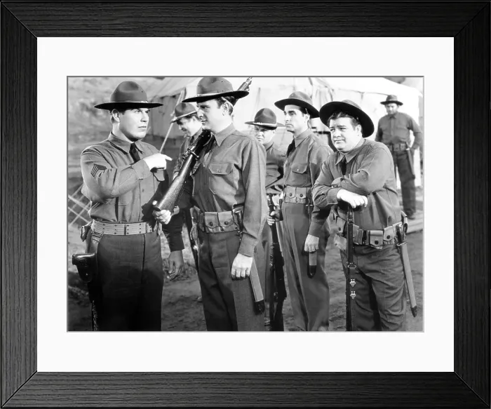 Framed Print : BUCK PRIVATES, Nat Pendleton, Bud Abbott, Lou Costello, 1941 Framed Print : BUCK PRIVATES, Nat Pendleton, Bud Abbott, Lou Costello, 1941