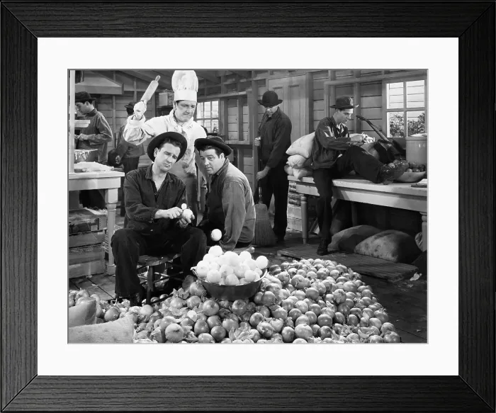 Framed Print : BUCK PRIVATES, Bud Abbott, Shemp Howard, Lou Costello, 1941 Framed Print : BUCK PRIVATES, Bud Abbott, Shemp Howard, Lou Costello, 1941