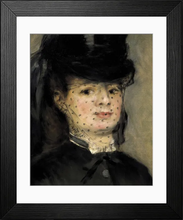 Framed Print : RENOIR, Pierre-Auguste (1841-1919). Madame Darras. ca. 1873. Henriette Oudiette, wife of Capitain Paul Darras. Impressionism. Oil on canvas. FRANCE. Paris
