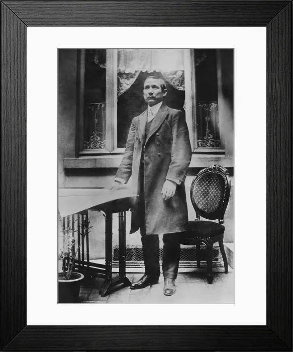 Framed Print : Dr. Sun Yat-Sen, as Provisional President of the Republic of China, Jan. 1, 1912 to March 10, 1912