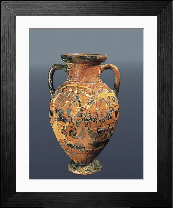 Framed Print : Etruscan amphore. beg. 6th c. BC. Etruscan art. Ceramics. ITALY. Cerveteri. National Etruscan Museum of Archaeology. AISA / Everett Collection**US SALES ONLY** Framed Print : Etruscan amphore. beg. 6th c. BC. Etruscan art. Ceramics. ITALY. Cerveteri. National Etruscan Museum of Archaeology. AISA / Everett Collection**US SALES ONLY**