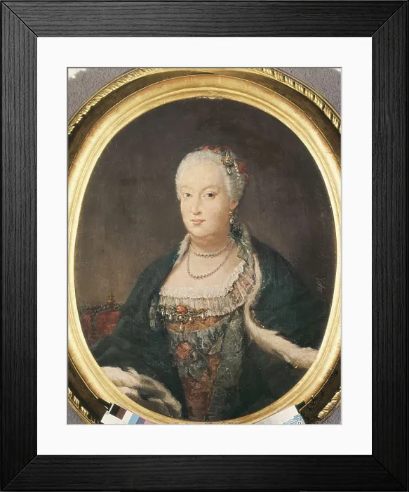 Framed Print : BARBARA de Braganza (1711-1758). Rococo art. Oil on canvas. SPAIN. Monistrol de Montserrat. Museum of Montserrat. AISA / Everett Collection**US SALES ONLY** Framed Print : BARBARA de Braganza (1711-1758). Rococo art. Oil on canvas. SPAIN. Monistrol de Montserrat. Museum of Montserrat. AISA / Everett Collection**US SALES ONLY**