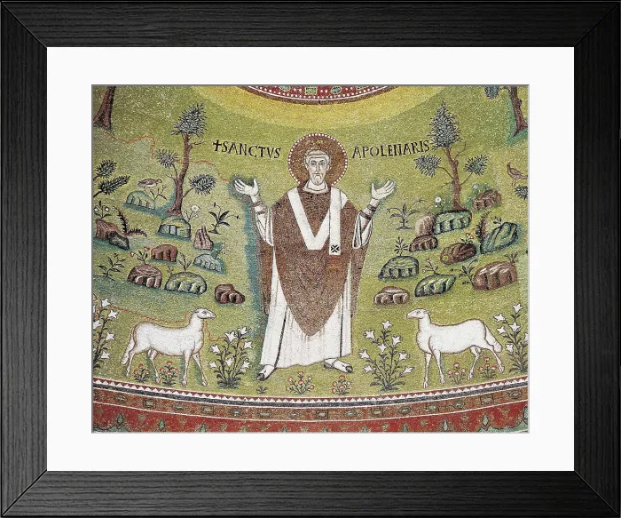 Framed Print : San Apollinare. 6th-7th c. ITALY. Ravenna. Sant Apollinaire in Classe. Early Byzantine art. Mosaic. AISA / Everett Collection**US SALES ONLY** Framed Print : San Apollinare. 6th-7th c. ITALY. Ravenna. Sant Apollinaire in Classe. Early Byzantine art. Mosaic. AISA / Everett Collection**US SALES ONLY**