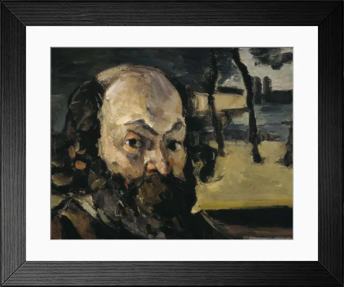 Framed Print : CEZANNE, Paul (1839-1906). Self Portrait. 1873 - 1876. Upper detail. Post-Impressionism. Oil on canvas. FRANCE. Paris. Muse d'Orsay (Orsay Museum) Framed Print : CEZANNE, Paul (1839-1906). Self Portrait. 1873 - 1876. Upper detail. Post-Impressionism. Oil on canvas. FRANCE. Paris. Muse d'Orsay (Orsay Museum)