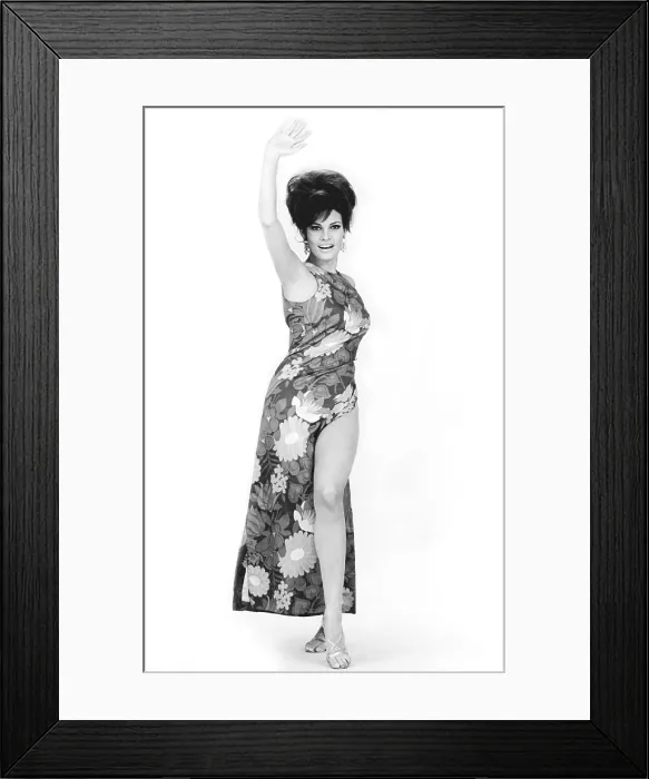 Framed Print : Raquel Welch in a promotional portrait for THE BIGGEST BUNDLE OF THEM ALL, 1968
