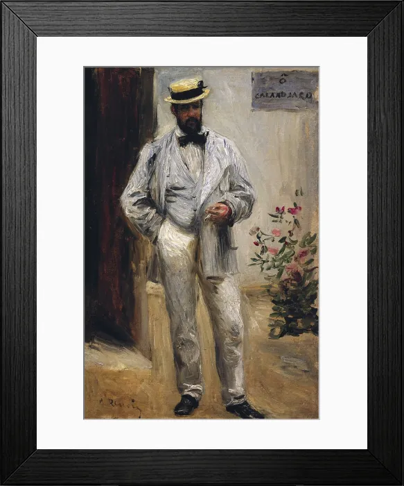 Framed Print : RENOIR, Pierre-Auguste (1841-1919). Charles Le Coeur. 1874. Impressionism. Oil on canvas. FRANCE. Paris. Muse d'Orsay (Orsay Museum). AISA / Everett Collection**US SALES ONLY**