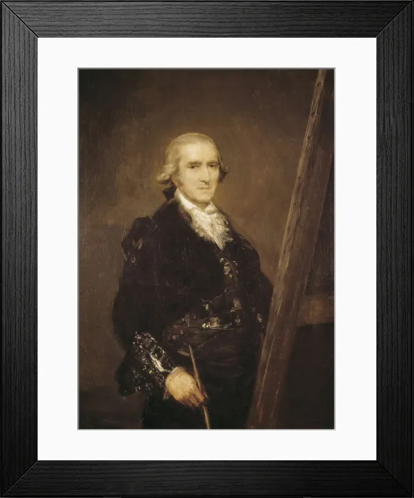 Framed Print : GOYA Y LUCIENTES, Francisco de (1746-1828). Portrait of the painter Francisco Bayeu. 1786. Oil on canvas. SPAIN. Valencia. San Pio V Fine Arts Museum