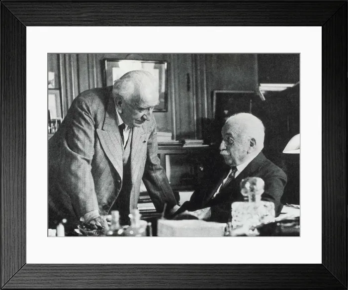 Framed Print : LUMIRE, Louis (1864-1948); LUMIRE, Auguste (1862-1954). The Lumiere Brothers, inventors of the cinematograph in 1894. AISA / Everett Collection**US SALES ONLY** Framed Print : LUMIRE, Louis (1864-1948); LUMIRE, Auguste (1862-1954). The Lumiere Brothers, inventors of the cinematograph in 1894. AISA / Everett Collection**US SALES ONLY**
