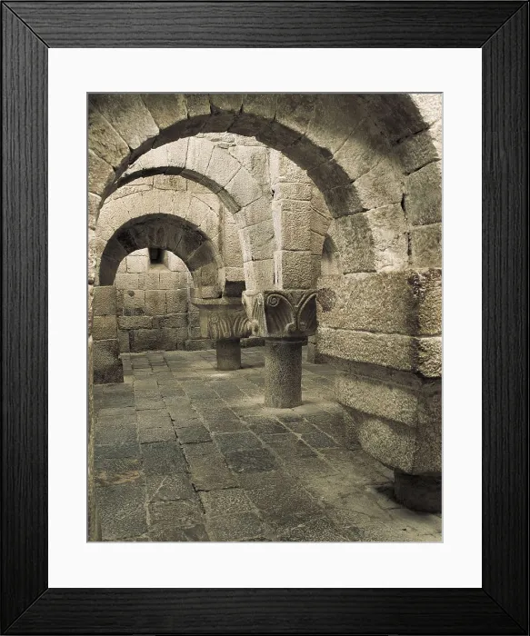 Framed Print : Monastery of San Salvador of Leyre. SPAIN. Yesa. Monastery of San Salvador of Leyre. Crypt (11th c.). Romanesque art. Architecture. AISA / Everett Collection**US SALES ONLY** Framed Print : Monastery of San Salvador of Leyre. SPAIN. Yesa. Monastery of San Salvador of Leyre. Crypt (11th c.). Romanesque art. Architecture. AISA / Everett Collection**US SALES ONLY**