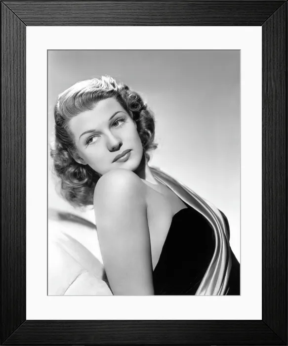 Framed Print : Rita Hayworth, portrait ca. 1940s, Warner Bros. studio portrait