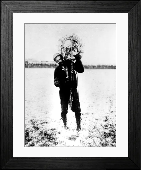 Framed Print : Albert Berry carries his parachute on his shoulder. He was the first person to jump from a plane with a parachute, 1912. Courtesy: CSU Archives / Everett Collection Framed Print : Albert Berry carries his parachute on his shoulder. He was the first person to jump from a plane with a parachute, 1912. Courtesy: CSU Archives / Everett Collection