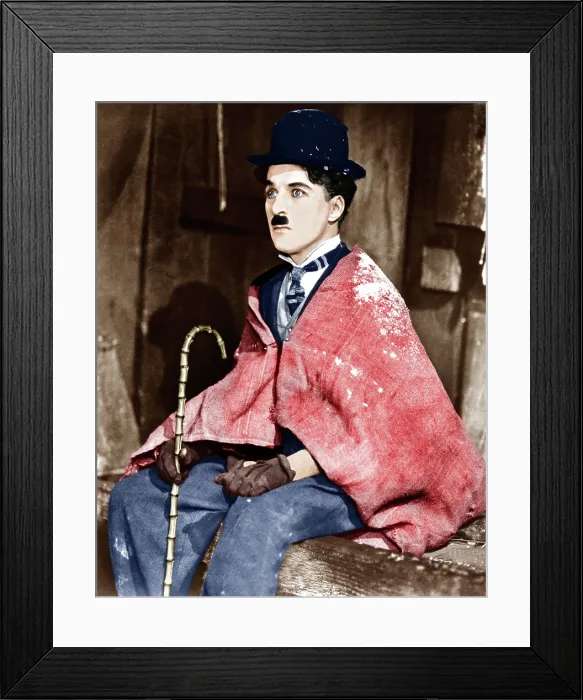 Framed Print : THE GOLD RUSH, Charles Chaplin, 1925