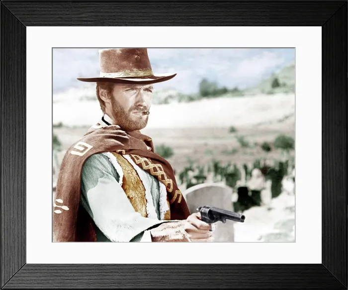 Framed Print : THE GOOD, THE BAD AND THE UGLY, Clint Eastwood, 1966