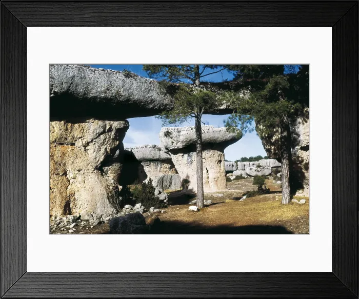 Framed Print : SPAIN. CASTILE-LA MANCHA. CUENCA. Serrana de Cuenca. Ciudad Encantada (Enchanted City). AISA / Everett Collection**US SALES ONLY**