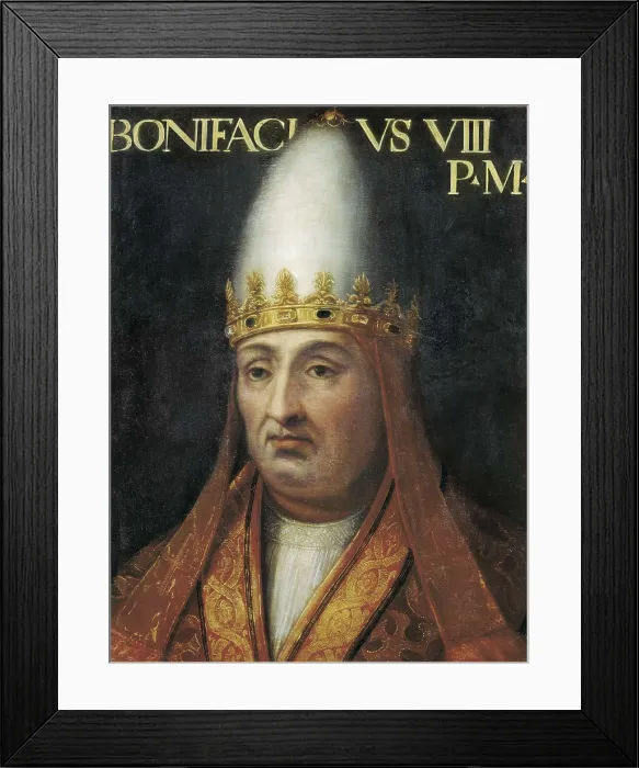 Framed Print : BONIFACE VIII. Painting. ITALY. Florence. Galleria degli Uffizi (Uffizi Gallery). AISA / Everett Collection**US SALES ONLY** Framed Print : BONIFACE VIII. Painting. ITALY. Florence. Galleria degli Uffizi (Uffizi Gallery). AISA / Everett Collection**US SALES ONLY**