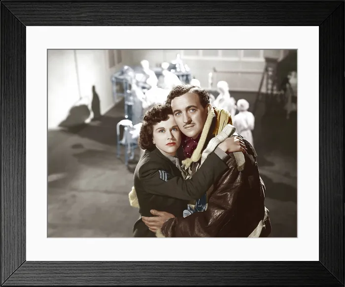 Framed Print : A MATTER OF LIFE AND DEATH, (aka STAIRWAY TO HEAVEN), from left: Kim Hunter, David Niven, 1946