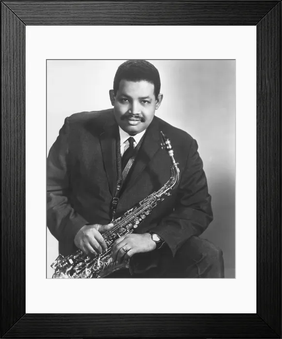 Framed Print : Julian Cannonball Adderley, jazz alto saxophonist of 1950s and 1960s. (CSU_2015_9_1131) Framed Print : Julian Cannonball Adderley, jazz alto saxophonist of 1950s and 1960s. (CSU_2015_9_1131)