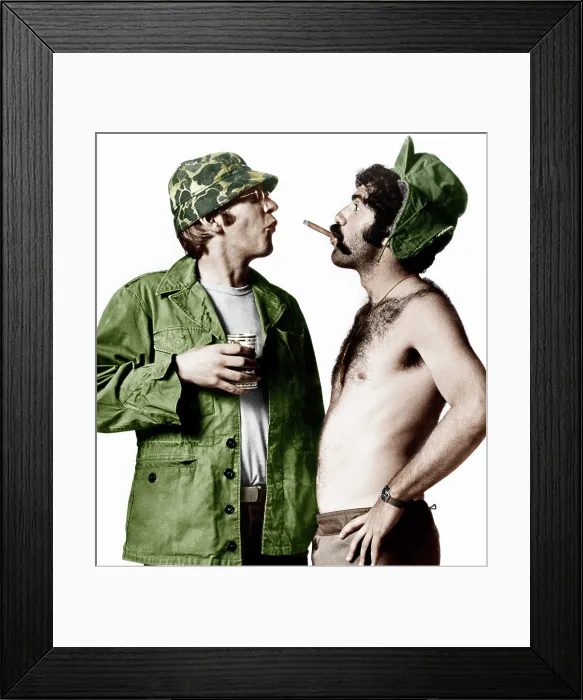 Framed Print : MASH, (aka M*A*S*H), from left: Donald Sutherland, Elliot Gould, 1970. 20th Century-Fox Film Corporation, TM & Copyright / courtesy Everett Collection