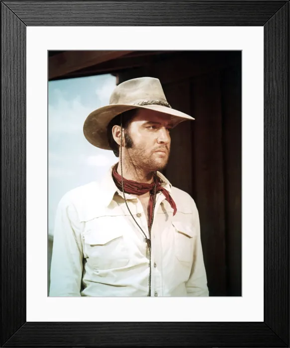 Framed Print : CHARRO, Elvis Presley, 1969, CHRR 002 CP, Photo by: Everett Collection (65549) Framed Print : CHARRO, Elvis Presley, 1969, CHRR 002 CP, Photo by: Everett Collection (65549)