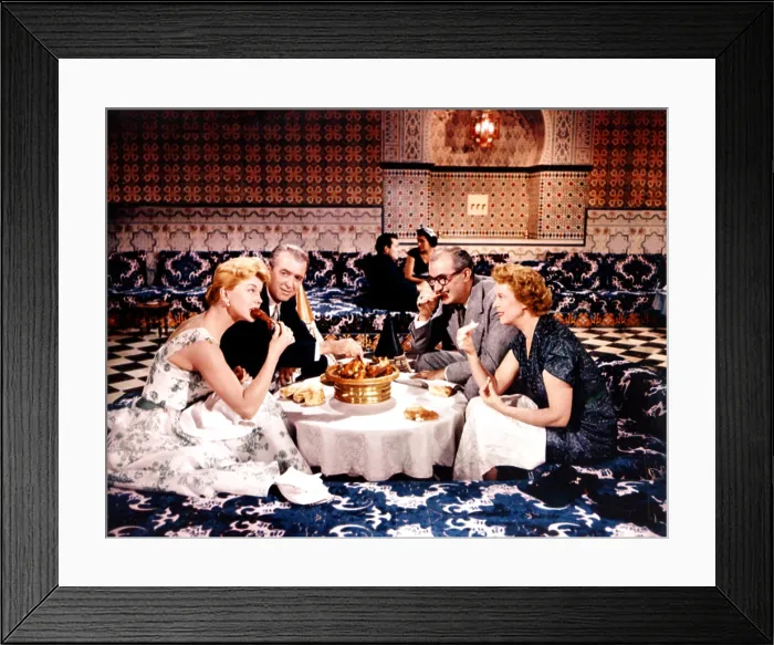 Framed Print : THE MAN WHO KNEW TOO MUCH, Doris Day, James Stewart, Bernard Miles, Brenda De Banzie, 1956