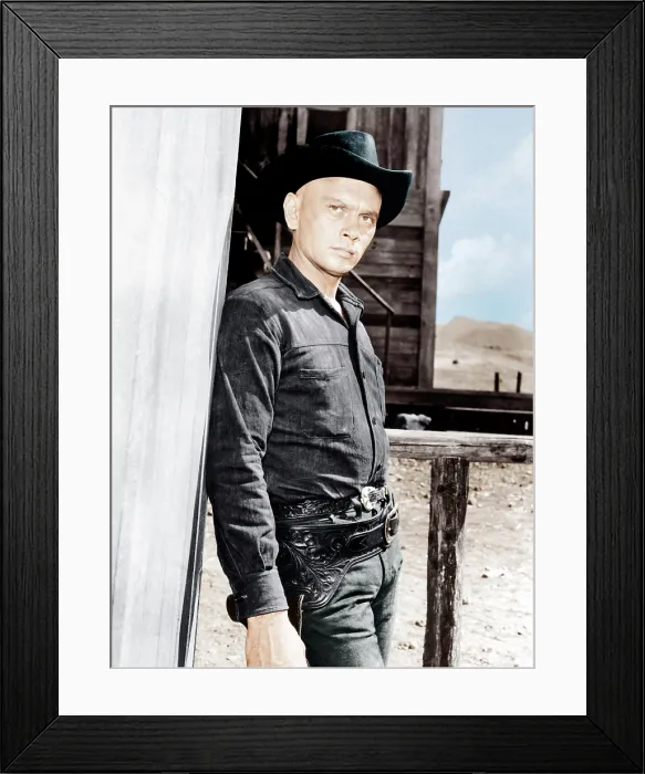Framed Print : THE MAGNIFICENT SEVEN, Yul Brynner, 1960