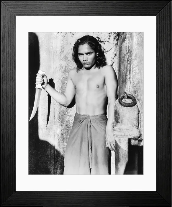 Framed Print : JUNGLE BOOK, Sabu, 1942